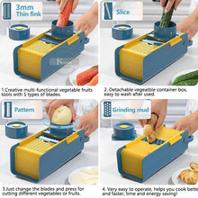 Load image into Gallery viewer, Multi functional Vegetable Fruit Slicer for Kitchen - GoHappyShopin
