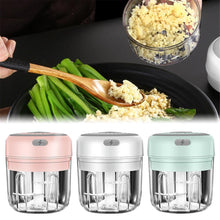 Load image into Gallery viewer, Electric Vegetable Chopper Press Machine Kitchen Gadgets - GoHappyShopin
