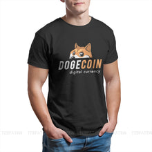 Load image into Gallery viewer, Men’s Fashion Dogecoin Cryptocurrency T-Shirt - GoHappyShopin
