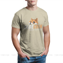 Load image into Gallery viewer, Men’s Fashion Dogecoin Cryptocurrency T-Shirt - GoHappyShopin
