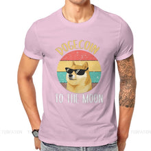 Load image into Gallery viewer, Men’s Fashion Dogecoin Cryptocurrency To The Moon T-Shirt - GoHappyShopin
