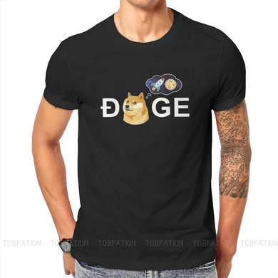 Men’s Fashion Dogecoin Cryptocurrency HODL To the Moon T-Shirt - GoHappyShopin