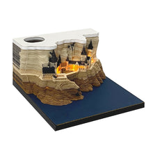 Load image into Gallery viewer, Creative 3D Memo Pads Novelty Famous Movie Building Harry Design New Year Christmas Gift - GoHappyShopin
