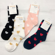 Load image into Gallery viewer, Women Socks Cute Love Heart - GoHappyShopin
