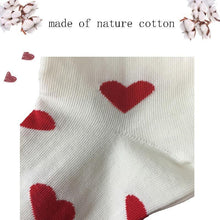 Load image into Gallery viewer, Women Socks Cute Love Heart - GoHappyShopin
