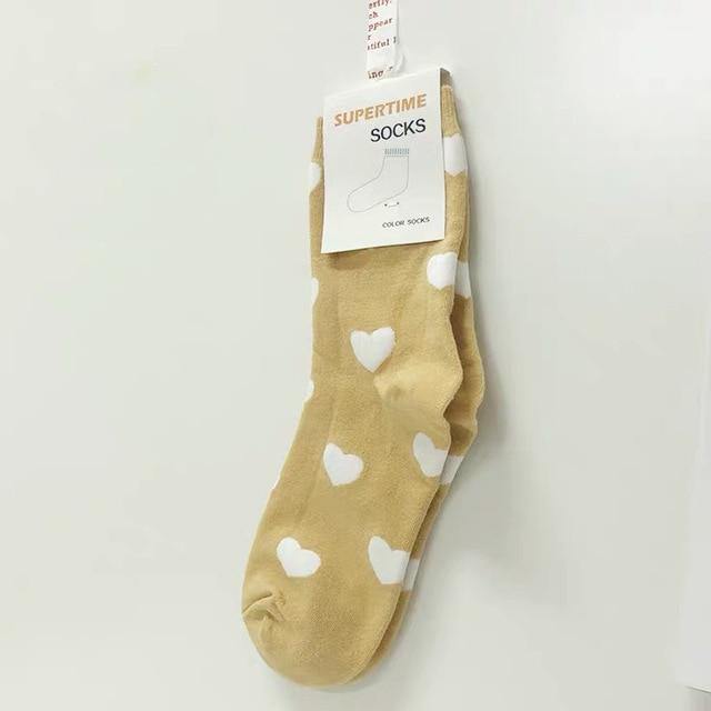 Women Socks Cute Love Heart - GoHappyShopin