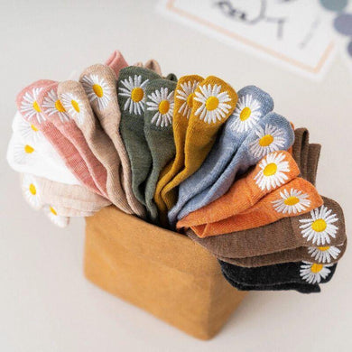 Korean summer women cute flower socks - GoHappyShopin