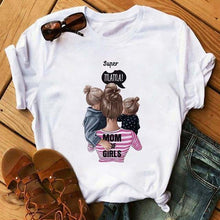 Load image into Gallery viewer, Cute Women Cartoon Mom T Shirts - GoHappyShopin
