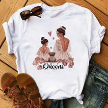 Load image into Gallery viewer, Cute Women Cartoon Mom T Shirts - GoHappyShopin
