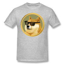 Load image into Gallery viewer, Men’s Fashion Dogecoin Apparel T-Shirt - GoHappyShopin

