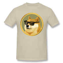 Load image into Gallery viewer, Men’s Fashion Dogecoin Apparel T-Shirt - GoHappyShopin
