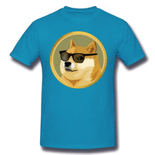 Load image into Gallery viewer, Men’s Fashion Dogecoin Apparel T-Shirt - GoHappyShopin
