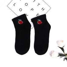 Load image into Gallery viewer, Women Red Heart Cute College Fresh Female Socks Hot Sales - GoHappyShopin
