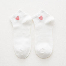 Load image into Gallery viewer, Women Red Heart Cute College Fresh Female Socks Hot Sales - GoHappyShopin
