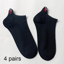 Load image into Gallery viewer, 4 Pairs Women Fashion Cute Heart Sock - GoHappyShopin
