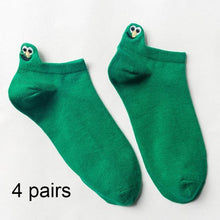 Load image into Gallery viewer, 4 Pairs Women Fashion Cute Heart Sock - GoHappyShopin
