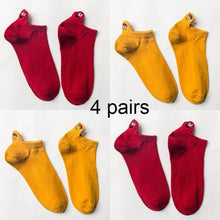 Load image into Gallery viewer, 4 Pairs Women Fashion Cute Heart Sock - GoHappyShopin
