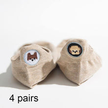 Load image into Gallery viewer, 4 Pairs Women Fashion Cute Heart Sock - GoHappyShopin
