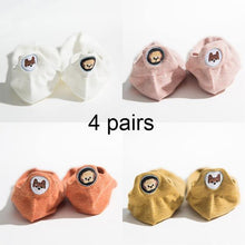 Load image into Gallery viewer, 4 Pairs Women Fashion Cute Heart Sock - GoHappyShopin
