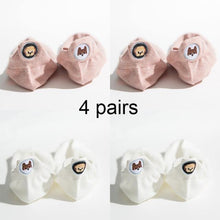 Load image into Gallery viewer, 4 Pairs Women Fashion Cute Heart Sock - GoHappyShopin
