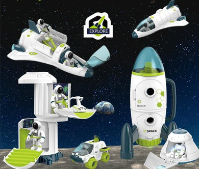 2021 Puzzle Astronaut Optic Shuttle Space Station Rocket Aviation Series Toys - GoHappyShopin