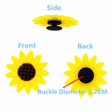 Load image into Gallery viewer, 1Pcs Sunflowers Colorful Shoe Charms Garden Shoes Accessories - GoHappyShopin
