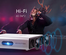 Load image into Gallery viewer, U50 Full HD 1080P Portable Mini LED DLP Projector for Smartphone - GoHappyShopin
