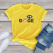 Load image into Gallery viewer, Dogecoin Cryptocurrency Doge HODL To the Moon T-Shirt Unisex Tops 2021 - GoHappyShopin
