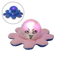 Load image into Gallery viewer, New LED Light Mood Octopus or Reversible Octopus Plush or Emotion octopus - GoHappyShopin
