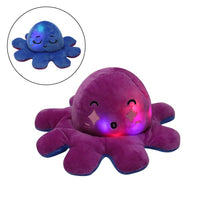 Load image into Gallery viewer, New LED Light Mood Octopus or Reversible Octopus Plush or Emotion octopus - GoHappyShopin
