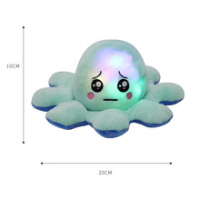 Load image into Gallery viewer, New LED Light Mood Octopus or Reversible Octopus Plush or Emotion octopus - GoHappyShopin
