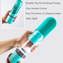 Load image into Gallery viewer, New Multifunctional Portable Pet Dog Water Bottle for Travel - GoHappyShopin
