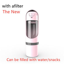 Load image into Gallery viewer, New Multifunctional Portable Pet Dog Water Bottle for Travel - GoHappyShopin
