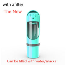 Load image into Gallery viewer, New Multifunctional Portable Pet Dog Water Bottle for Travel - GoHappyShopin
