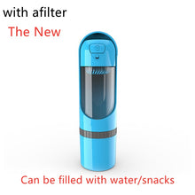Load image into Gallery viewer, New Multifunctional Portable Pet Dog Water Bottle for Travel - GoHappyShopin

