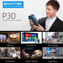 Load image into Gallery viewer, P30 Pocket Portable Mini Projector Full HD 1080p - GoHappyShopin
