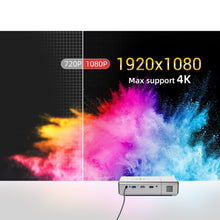 Load image into Gallery viewer, U50 Full HD 1080P Portable Mini LED DLP Projector for Smartphone - GoHappyShopin
