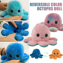 Load image into Gallery viewer, New Mood Octopus or Reversible Octopus Plush or Emotion octopus - GoHappyShopin
