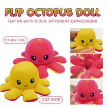 Load image into Gallery viewer, New Mood Octopus or Reversible Octopus Plush or Emotion octopus - GoHappyShopin
