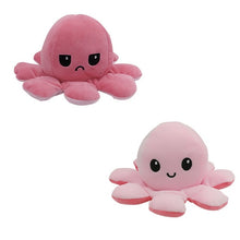 Load image into Gallery viewer, New Mood Octopus or Reversible Octopus Plush or Emotion octopus - GoHappyShopin
