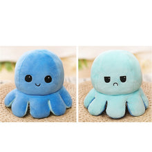 Load image into Gallery viewer, New Mood Octopus or Reversible Octopus Plush or Emotion octopus - GoHappyShopin
