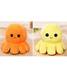 Load image into Gallery viewer, New Mood Octopus or Reversible Octopus Plush or Emotion octopus - GoHappyShopin
