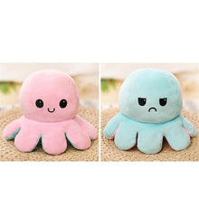 Load image into Gallery viewer, New Mood Octopus or Reversible Octopus Plush or Emotion octopus - GoHappyShopin
