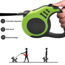 Load image into Gallery viewer, 3/5m Durable Leash Automatic Retractable Nylon Lead Extension For Dogs - GoHappyShopin
