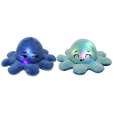 Load image into Gallery viewer, New LED Light Mood Octopus or Reversible Octopus Plush or Emotion octopus - GoHappyShopin
