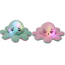 Load image into Gallery viewer, New LED Light Mood Octopus or Reversible Octopus Plush or Emotion octopus - GoHappyShopin
