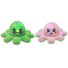 Load image into Gallery viewer, New LED Light Mood Octopus or Reversible Octopus Plush or Emotion octopus - GoHappyShopin
