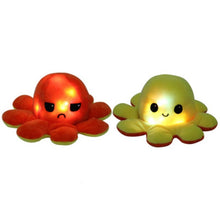 Load image into Gallery viewer, New LED Light Mood Octopus or Reversible Octopus Plush or Emotion octopus - GoHappyShopin
