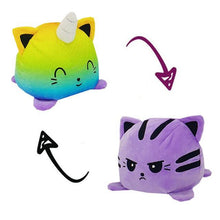 Load image into Gallery viewer, Mood Reversible Cat Gato or Flip Doll Cute Toys For Peluches Pulpos Plush - GoHappyShopin
