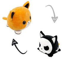 Load image into Gallery viewer, Mood Reversible Cat Gato or Flip Doll Cute Toys For Peluches Pulpos Plush - GoHappyShopin
